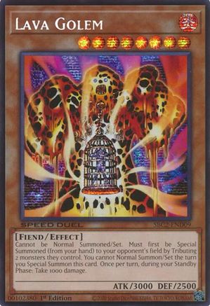 Image of Lava Golem (PSR) [SBC2-END09] Prismatic Secret Rare