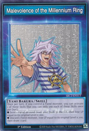 Image of Malevolence of the Millennium Ring [SBC2-ENS13] Common