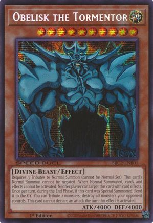 Image of Obelisk the Tormentor [SBC2-ENB01] Prismatic Secret Rare