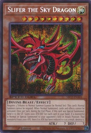 Image of Slifer the Sky Dragon [SBC2-ENA01] Prismatic Secret Rare