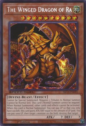 Image of The Winged Dragon of Ra [SBC2-END01] Prismatic Secret Rare