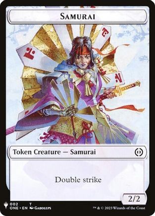 Image of Samurai // Clue Double-Sided Token [The List]