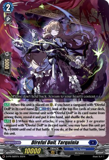 Image of Direful Doll, Tarquinia (D-PR/582EN) [D Promo Cards]