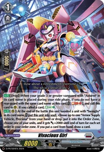 Image of Vivacious Girl (D-PR/594EN) [D Promo Cards]