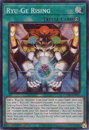Image of Ryu-Ge Rising (SR) [CRBR-EN035] Super Rare