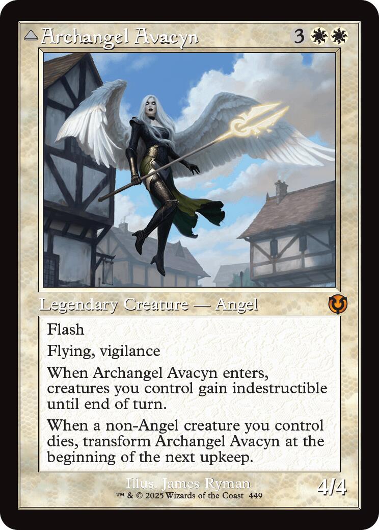 Image of Archangel Avacyn // Avacyn, the Purifier (Retro Frame) [Innistrad Remastered]