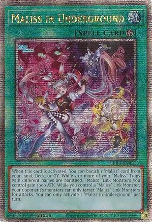 Image of Maliss in Underground (Quarter Century Secret Rare) [CRBR-EN021] Quarter Century Secret Rare