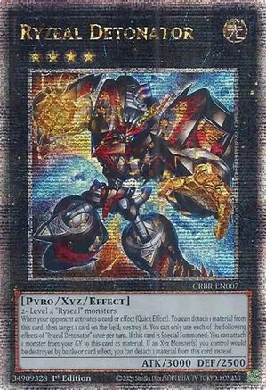 Image of Ryzeal Detonator (Quarter Century Secret Rare) [CRBR-EN007] Quarter Century Secret Rare