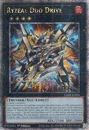 Image of Ryzeal Duo Drive (Quarter Century Secret Rare) [CRBR-EN006] Quarter Century Secret Rare