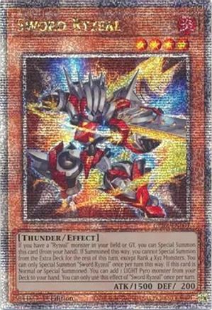 Image of Sword Ryzeal (Quarter Century Secret Rare) [CRBR-EN001] Quarter Century Secret Rare
