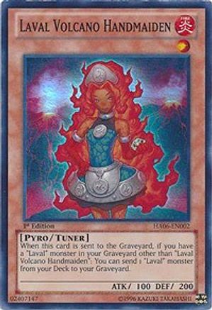 Image of Laval Volcano Handmaiden [HA06-EN002] Super Rare