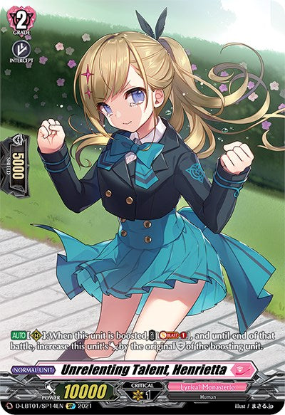 Image of Unrelenting Talent, Henrietta (D-LBT01/SP14EN) [Lyrical Melody]