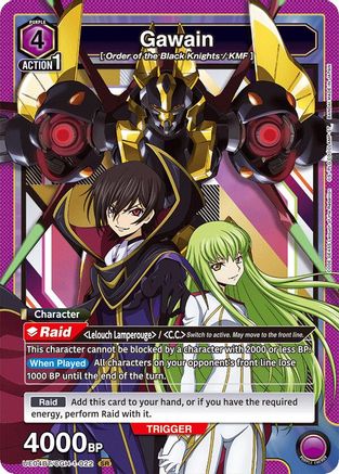 Image of Gawain (UE04BT/CGH-1-022) - UE04BT Code Geass Lelouch of the Rebellion Foil