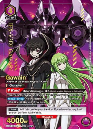 Image of Gawain (SR**) (UE04BT/CGH-1-022) - UE04BT Code Geass Lelouch of the Rebellion Foil