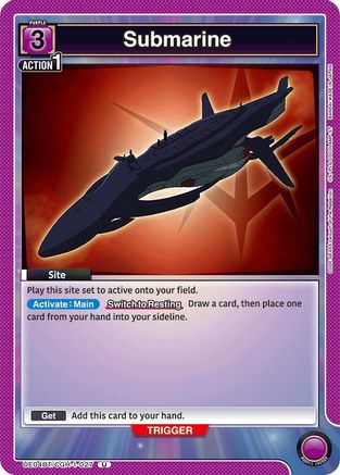 Image of Submarine (UE04BT/CGH-1-027) - UE04BT Code Geass Lelouch of the Rebellion