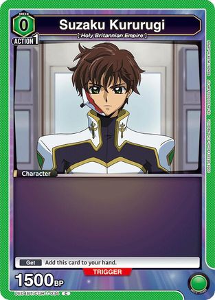 Image of Suzaku Kururugi (034) (UE04BT/CGH-1-034) - UE04BT Code Geass Lelouch of the Rebellion