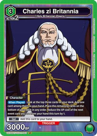 Image of Charles zi Britannia (UE04BT/CGH-1-040) - UE04BT Code Geass Lelouch of the Rebellion Foil