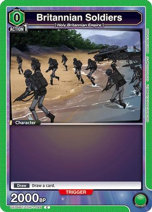 Image of Britannian Soldiers (UE04BT/CGH-1-044) - UE04BT Code Geass Lelouch of the Rebellion