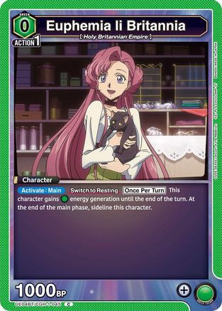 Image of Euphemia li Britannia (045) (UE04BT/CGH-1-045) - UE04BT Code Geass Lelouch of the Rebellion