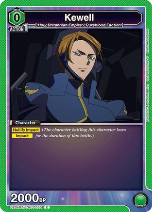 Image of Kewell (UE04BT/CGH-1-050) - UE04BT Code Geass Lelouch of the Rebellion