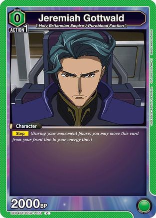 Image of Jeremiah Gottwald (051) (UE04BT/CGH-1-051) - UE04BT Code Geass Lelouch of the Rebellion