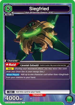 Image of Siegfried (UE04BT/CGH-1-058) - UE04BT Code Geass Lelouch of the Rebellion