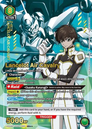 Image of Lancelot Air Cavalry (SR**) (UE04BT/CGH-1-060) - UE04BT Code Geass Lelouch of the Rebellion Foil