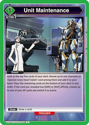 Image of Unit Maintenance (UE04BT/CGH-1-066) - UE04BT Code Geass Lelouch of the Rebellion