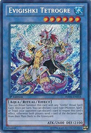 Image of Evigishki Tetrogre [HA06-EN018] Secret Rare