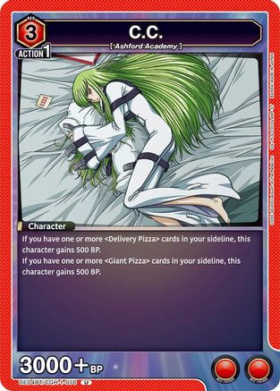 Image of C.C. (076) (UE04BT/CGH-1-076) - UE04BT Code Geass Lelouch of the Rebellion