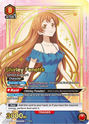 Image of Shirley Fenette (081) (SR**) (UE04BT/CGH-1-081) - UE04BT Code Geass Lelouch of the Rebellion Foil