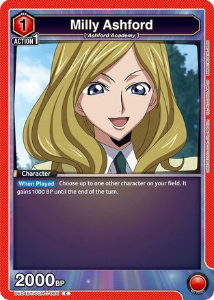 Image of Milly Ashford (086) (UE04BT/CGH-1-086) - UE04BT Code Geass Lelouch of the Rebellion