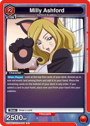 Image of Milly Ashford (088) (UE04BT/CGH-1-088) - UE04BT Code Geass Lelouch of the Rebellion Foil