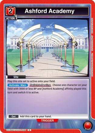 Image of Ashford Academy (UE04BT/CGH-1-094) - UE04BT Code Geass Lelouch of the Rebellion