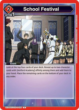 Image of School Festival (UE04BT/CGH-1-096) - UE04BT Code Geass Lelouch of the Rebellion