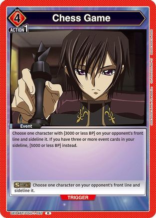 Image of Chess Game (UE04BT/CGH-1-097) - UE04BT Code Geass Lelouch of the Rebellion Foil