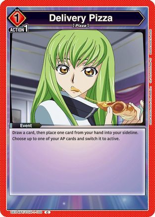 Image of Delivery Pizza (UE04BT/CGH-1-100) - UE04BT Code Geass Lelouch of the Rebellion