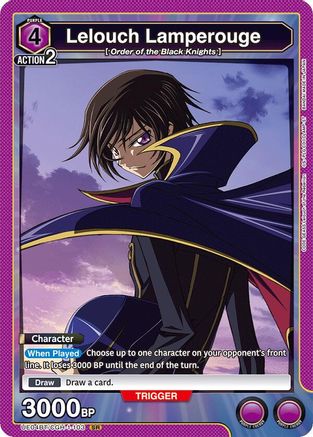 Image of Lelouch Lamperouge (103) (UE04BT/CGH-1-103) - UE04BT Code Geass Lelouch of the Rebellion Foil