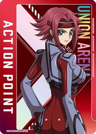 Image of Action Point Card (AP02) (Kallen Kozuki) (UE04BT/CGH-1-AP02) - UE04BT Code Geass Lelouch of the Rebellion Foil