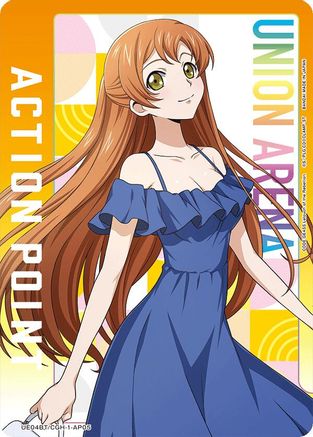 Image of Action Point Card (AP05) (Shirley Fenette) (UE04BT/CGH-1-AP05) - UE04BT Code Geass Lelouch of the Rebellion Foil