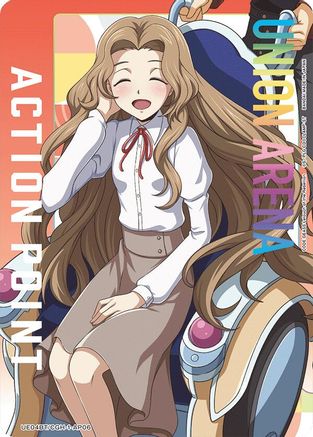 Image of Action Point Card (AP06) (Nunnally Lamperouge) (UE04BT/CGH-1-AP06) - UE04BT Code Geass Lelouch of the Rebellion Foil