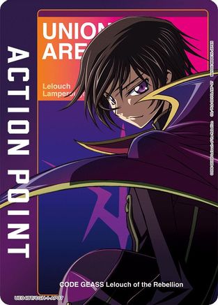 Image of Action Point Card (AP07) (Lelouch Lamperouge) (UE04BT/CGH-1-AP07) - UE04BT Code Geass Lelouch of the Rebellion