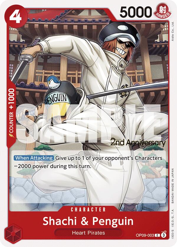 Image of Shachi & Penguin [Emperors in the New World: 2nd Anniversary Tournament Cards]