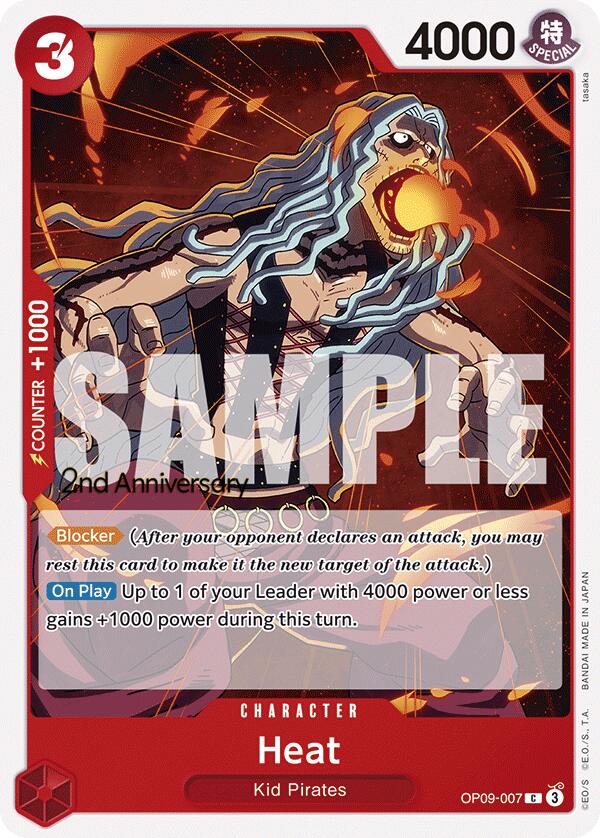 Image of Heat [Emperors in the New World: 2nd Anniversary Tournament Cards]