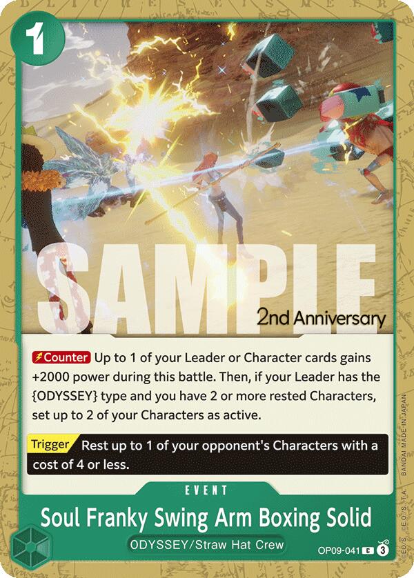 Image of Soul Franky Swing Arm Boxing Solid [Emperors in the New World: 2nd Anniversary Tournament Cards]