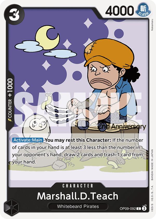 Image of Marshall.D.Teach [Emperors in the New World: 2nd Anniversary Tournament Cards]