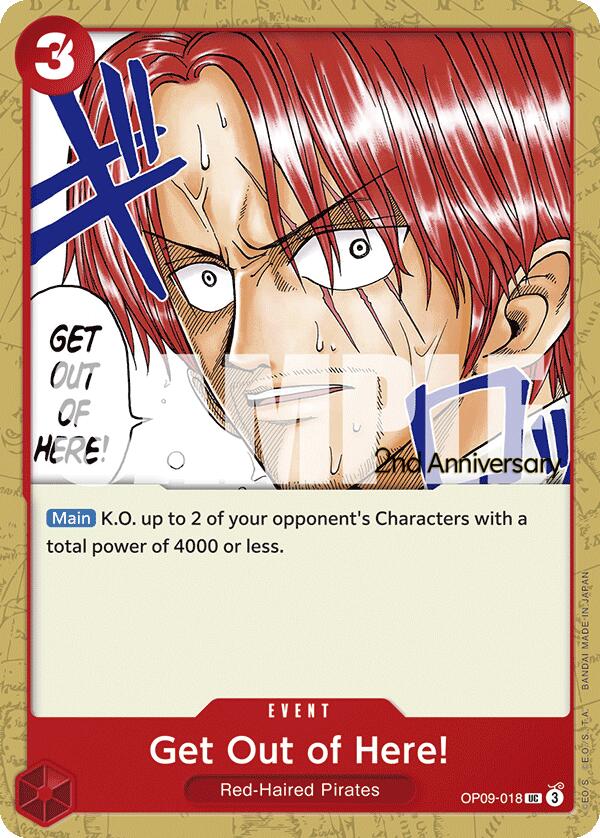Image of Get Out of Here! [Emperors in the New World: 2nd Anniversary Tournament Cards]