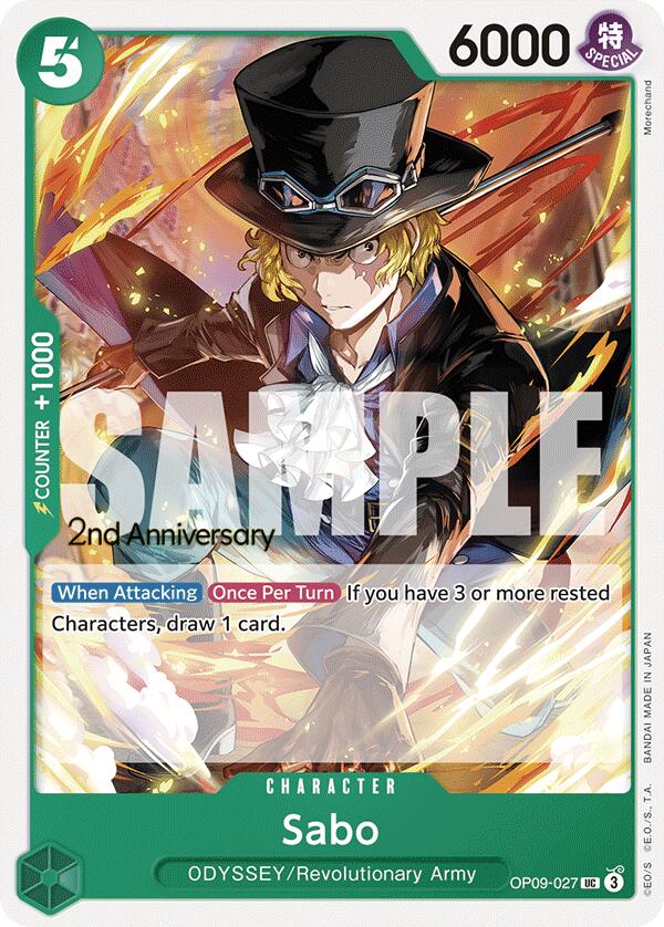 Image of Sabo [Emperors in the New World: 2nd Anniversary Tournament Cards]