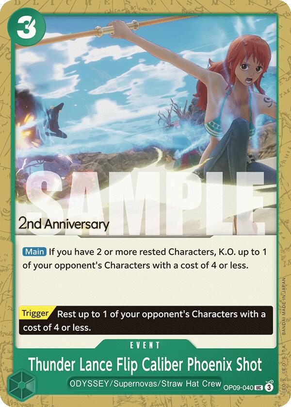Image of Thunder Lance Flip Caliber Phoenix Shot [Emperors in the New World: 2nd Anniversary Tournament Cards]