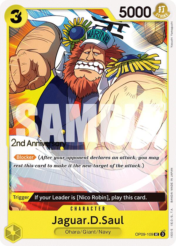 Image of Jaguar.D.Saul [Emperors in the New World: 2nd Anniversary Tournament Cards]